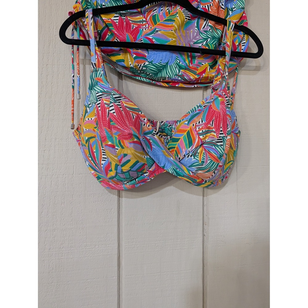 Birdsong Wild Tropic Bikini Set Colorful Skirt 38G/XL - Picture 5 of 16